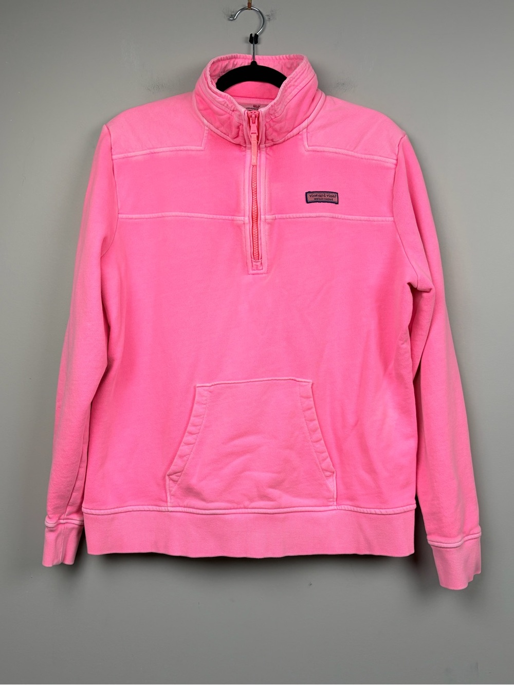 Vineyard Vines Pink Quarter-Zip Pullover
